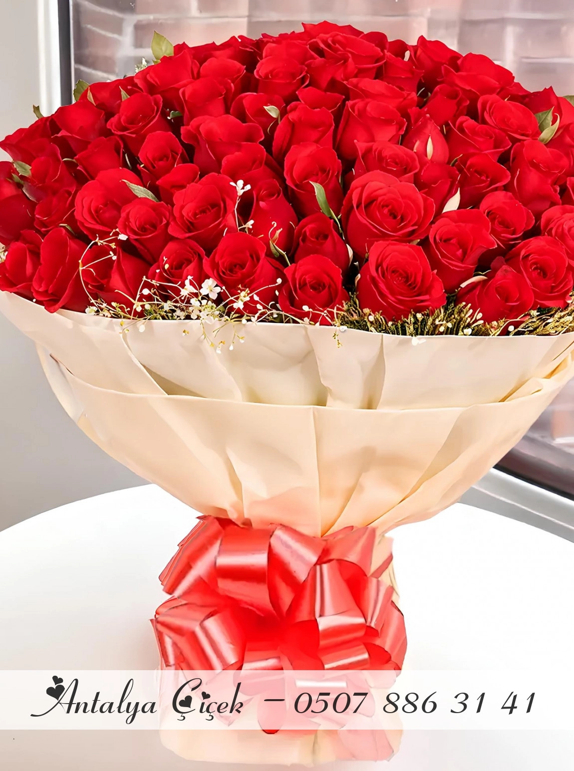70 Tane Gül Buketi